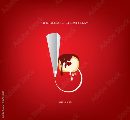 Holiday chocolate eclair day