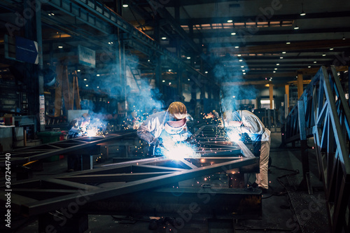 worker working in factorya