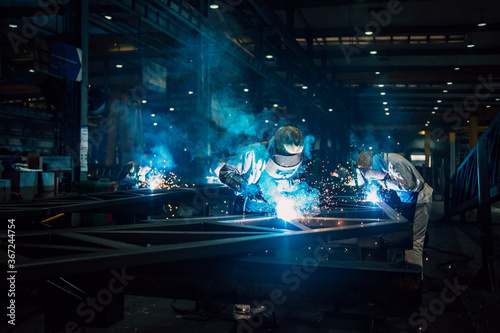 worker working in factory