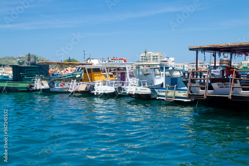 Beautifull View of the Port of Arraial do Cabo in Brazil. January 05, 2015