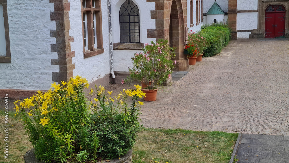 Naklejka premium Abtei Hof im Mariawald in Heimbach (Eifel) in Deutschland