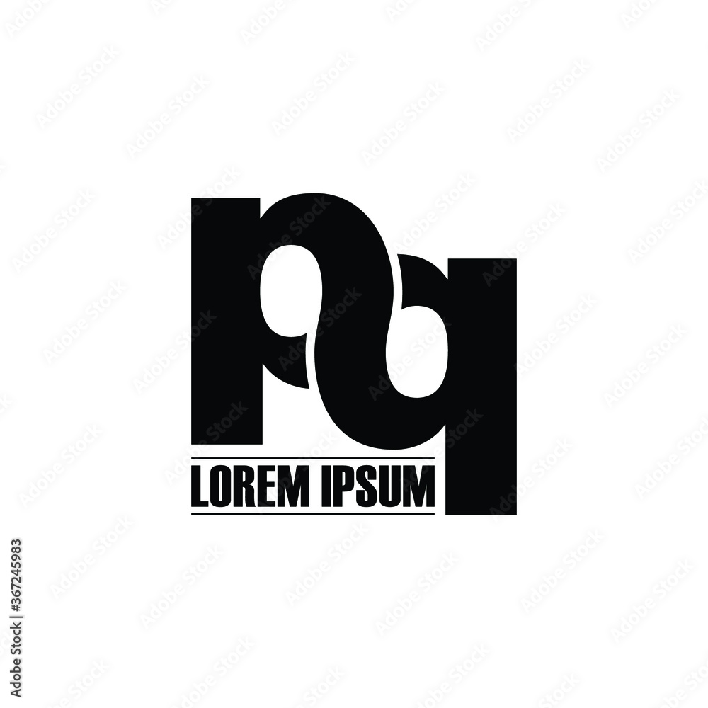 Letter PQ simple monogram logo design vector
Letter PQ simple monogram logo design vector