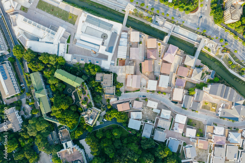Fototapeta Naklejka Na Ścianę i Meble -  aerial view of city