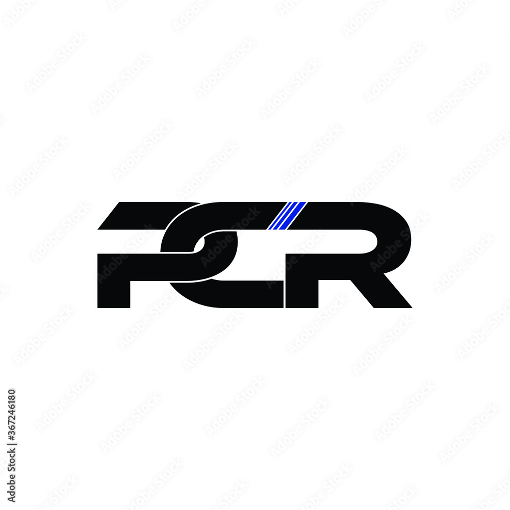 Letter PCR simple logo icon design vector Letter PCR simple logo icon design vector
