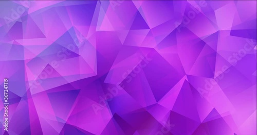 4K looping light purple, pink video with polygonal materials. Colorful fashion clip in liquid style with gradient. 4K movie for a cell phone. 4096 x 2160, 60 fps. Codec Photo JPEG.