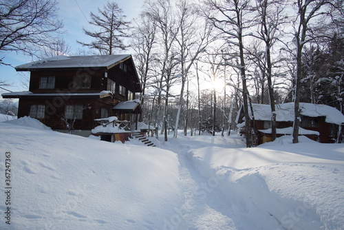 house in winter © Hirotsugu