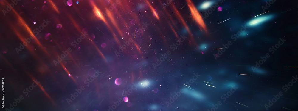 background of abstract glitter lights. gold and purple. de focused - obrazy, fototapety, plakaty 