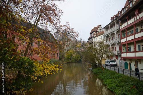 Beautiful Village landscape. Bamberg in Germany.