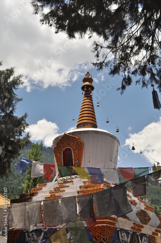 Buddhist sputa in Himalayas India