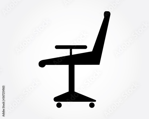 office chair isolated on white