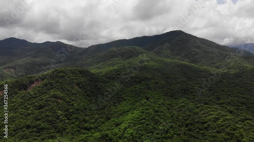 clouds over mountain