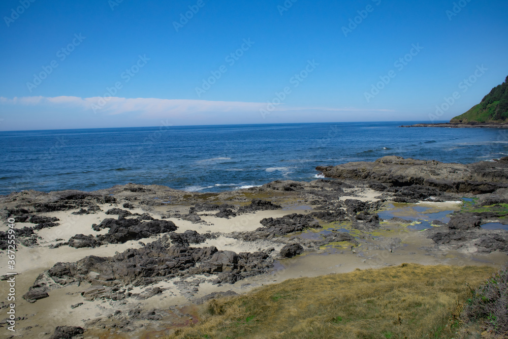 view from the beach