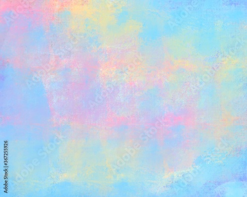 Unicorn Marble Galaxy Print pattern in repeat.Pastel clouds and sky with bokeh . Cute bright candy background . Concept for montage yours product or presentation for girl .Princess style. 