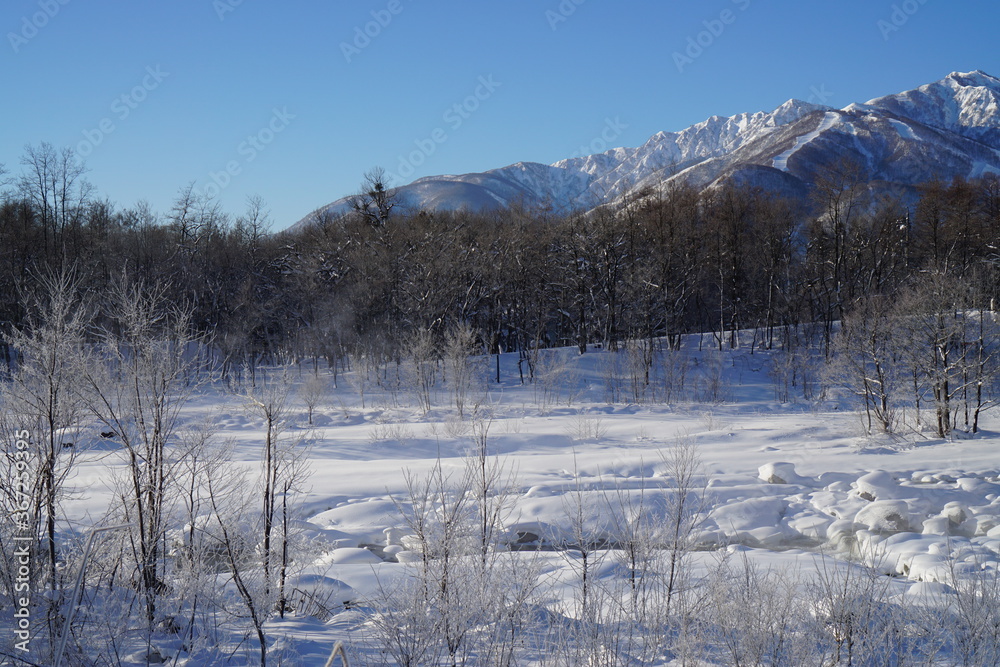 winter in the mountains