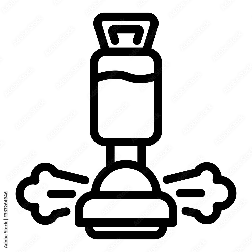 Machine steam cleaner icon. Outline machine steam cleaner vector icon for web design isolated on white background Machine steam cleaner icon. Outline machine steam cleaner vector icon for web design isolated on white background