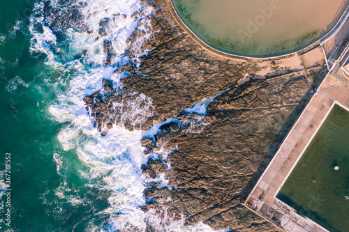 Tableau sur toile Newcastle Ocean Baths - Newcastle NSW Australia