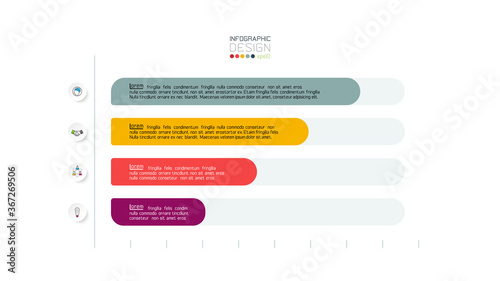 Vector design diagram presentation can use with report of Business compensation