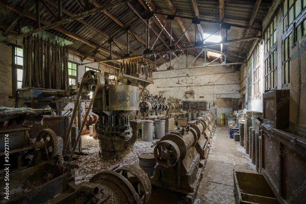 old abandoned factory