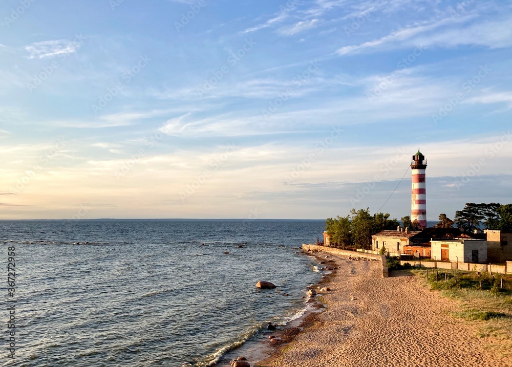 lighthouse on the coast