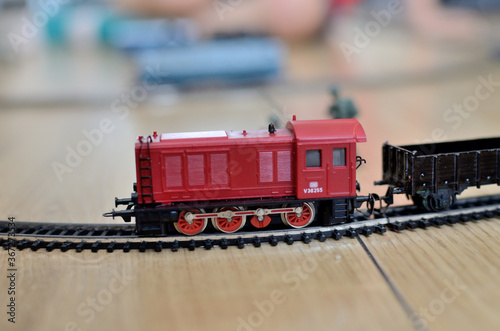 Miniature vintage train