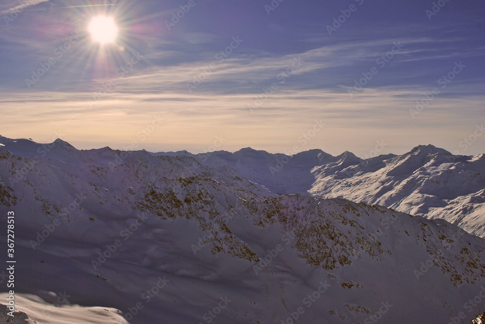 Obergurgl Hochgurgl Otztal ski resort in the Western Tyrol Austrian Alps Austria