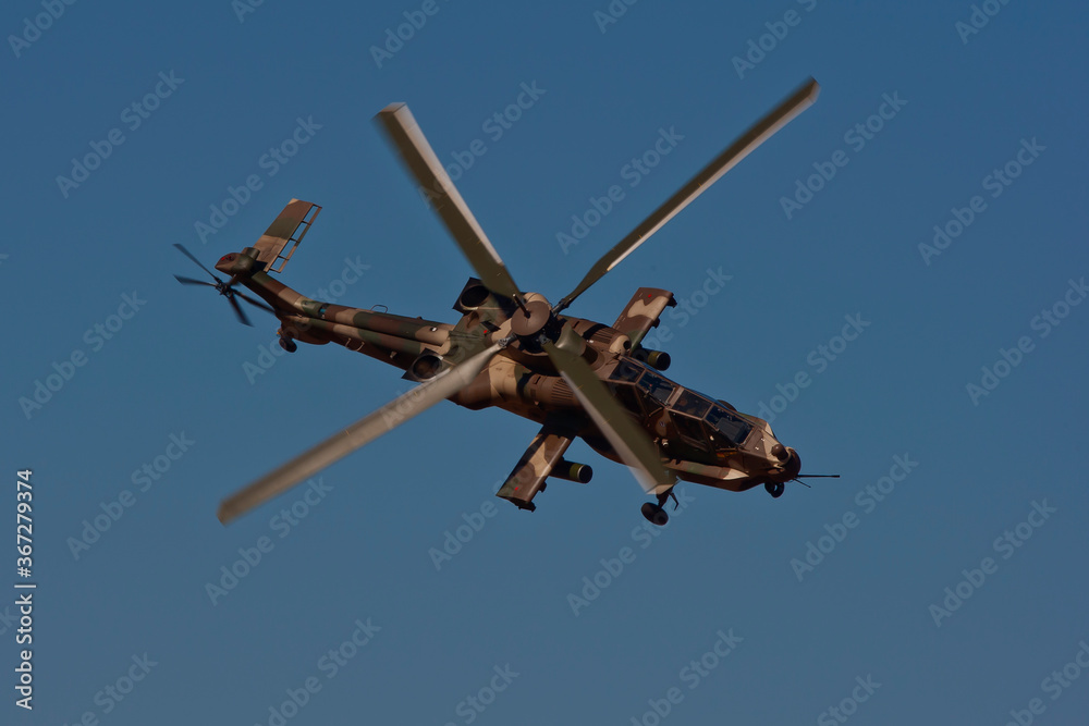 Helicopter flying in the sky Helicopter flying in the sky