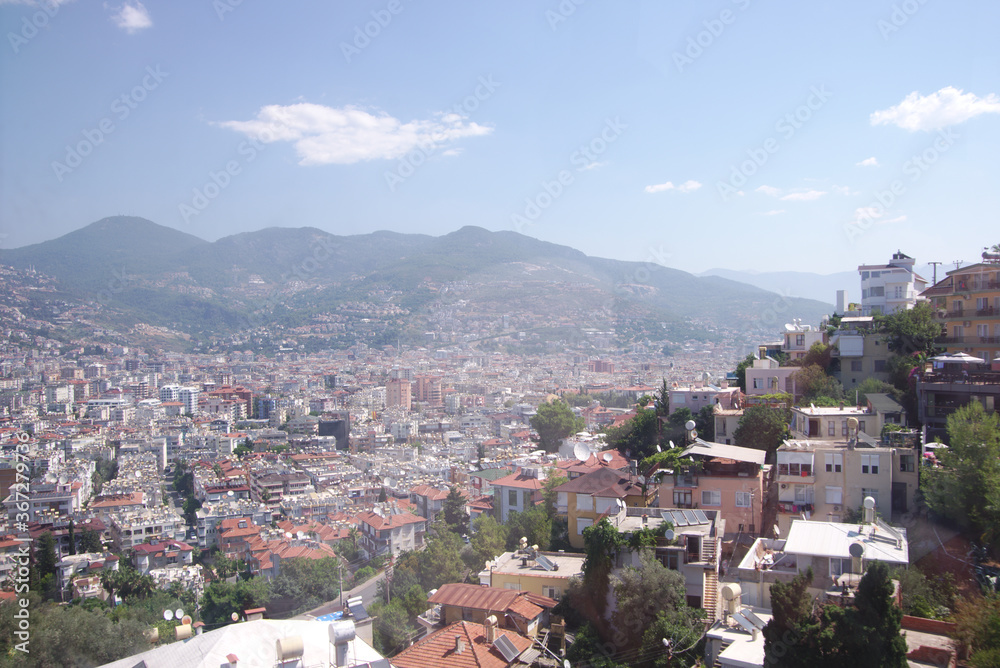 view of the city of Alania (turkey)