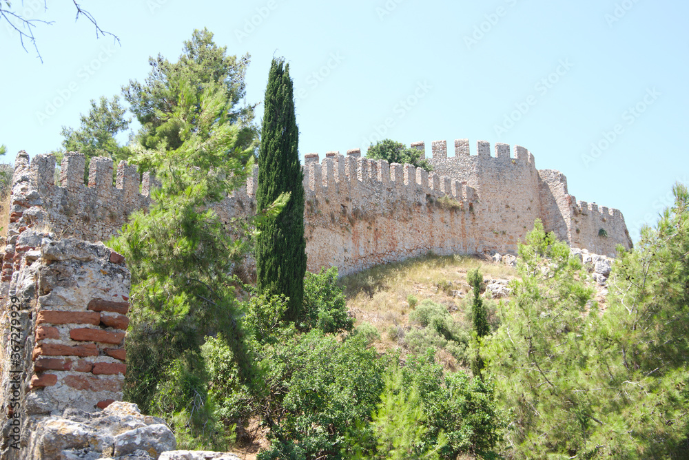 Fototapeta premium ruins of the old castle