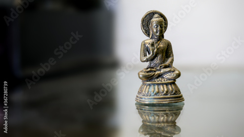 A beautiful and rare museum piece antique Bronze Burmese Buddha Statue.