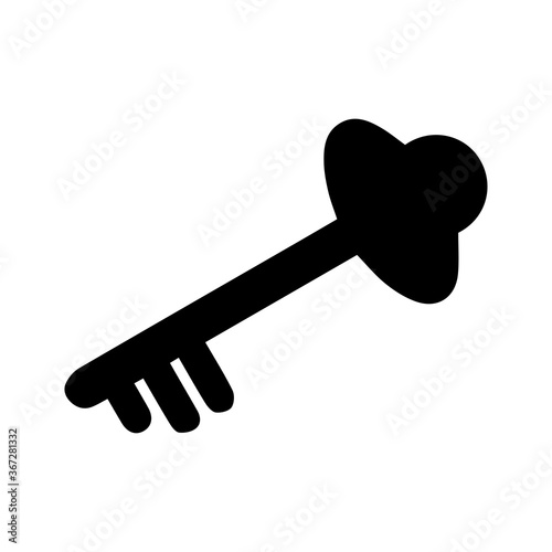 Key icon vector illustration