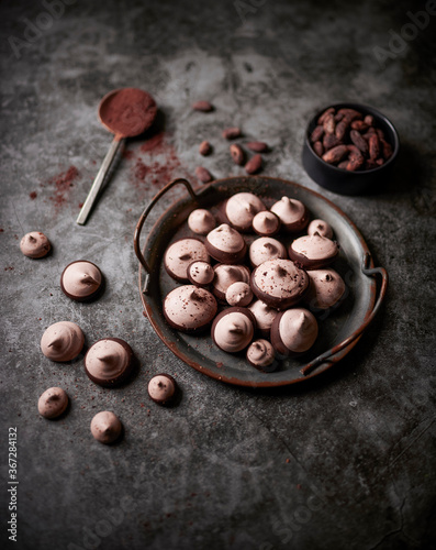 Chocolate Meringue Cookies