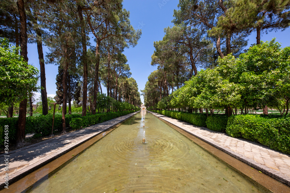 Historic Dowlatabad Garden in Yazd, Iran