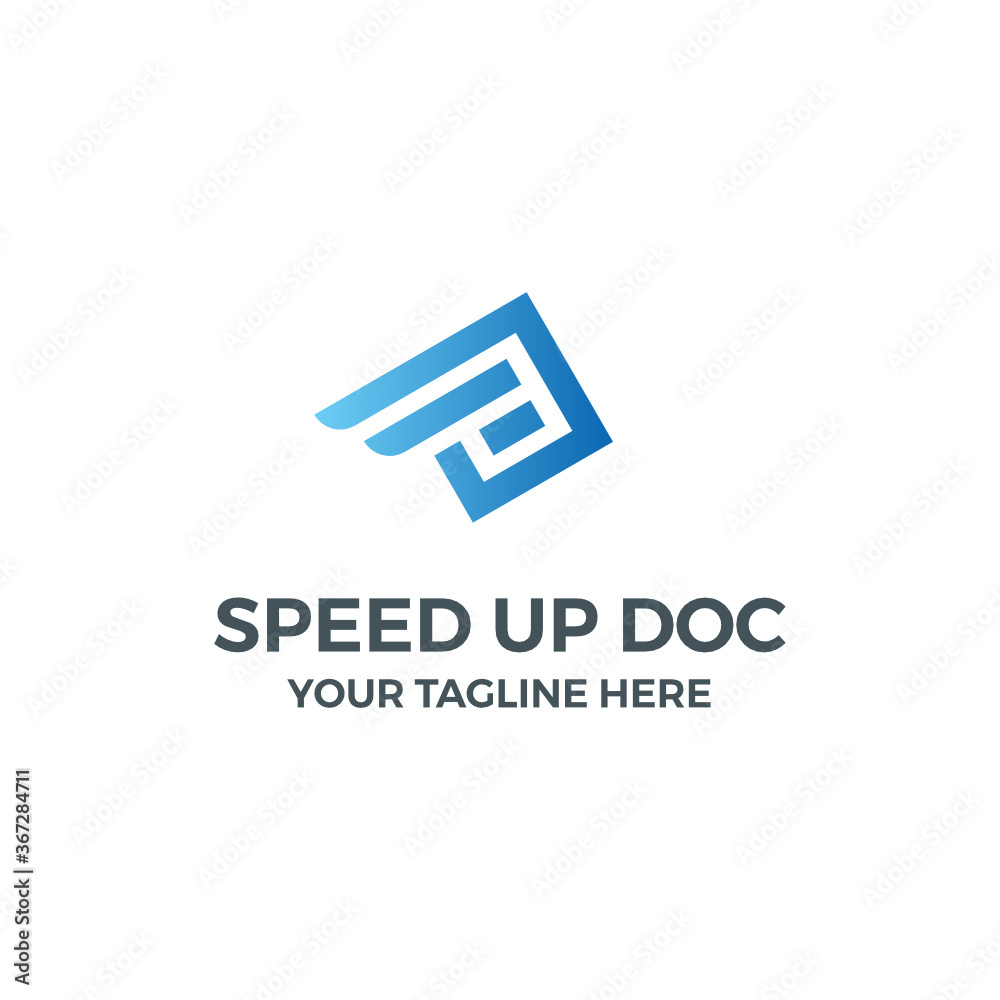 Fly Wing Fast Move Text Document Transport Delivery Vector Abstract Illustration Logo Icon Design Template Element Fly Wing Fast Move Text Document Transport Delivery Vector Abstract Illustration Logo Icon Design Template Element