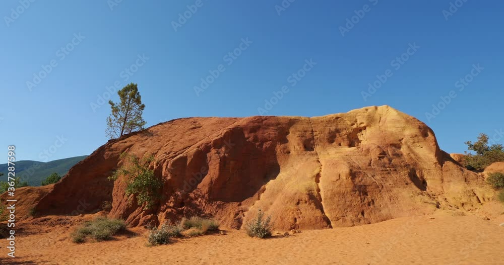 The french Colorado, Rustrel, Vaucluse, Provence,France The french Colorado, Rustrel, Vaucluse, Provence,France