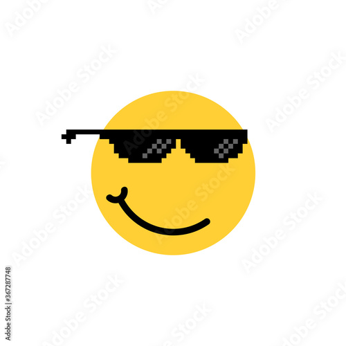 emoji like a boss with smirk