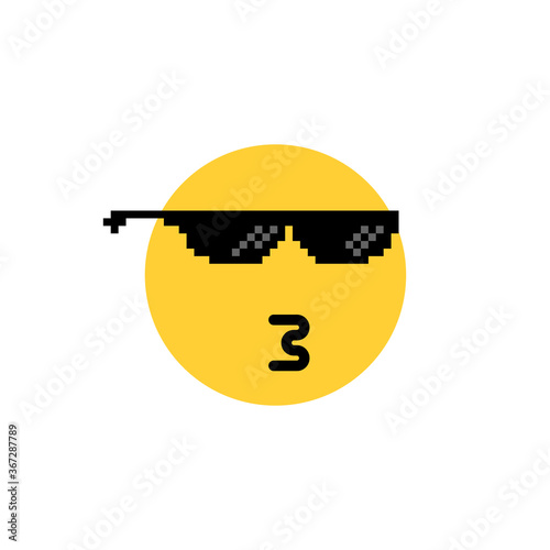 whistling round emoji like a boss