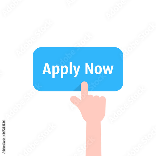forefinger press on apply now button