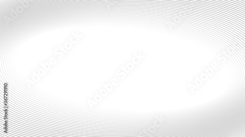 Curved line on white background, Mobius wave, Abstract vector backgrounds.