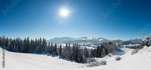 Winterlandschaft im Allgäu bei Füssen