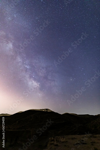 Milky Way over Gobustan canyons © alexmu