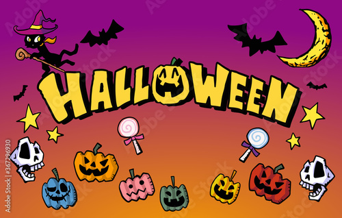 ハロウィンのカボチャたち