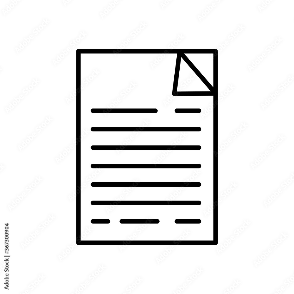 documen vector design template illustration documen vector design template illustration