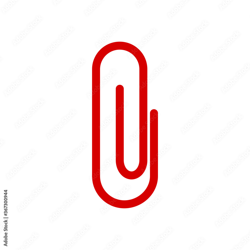 paper clip vector design template illustration paper clip vector design template illustration