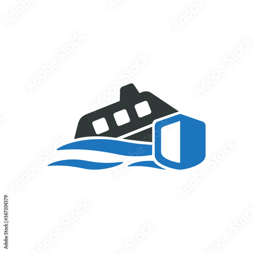 Boat insurance icon