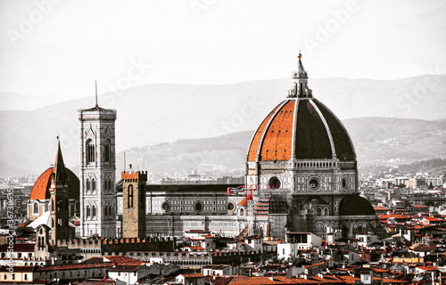 duomo in florence Italy - red & white