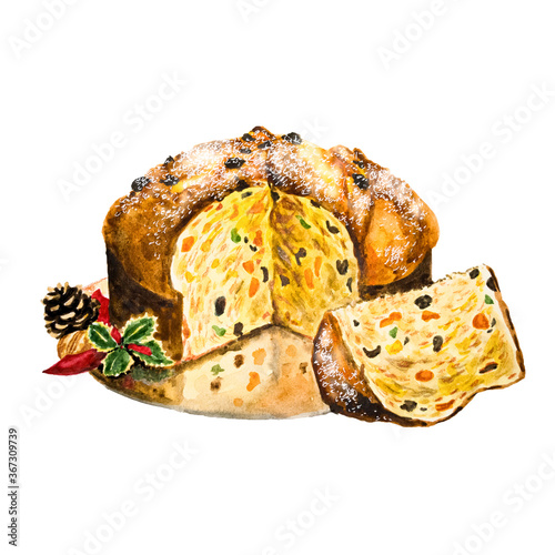 Obraz na płótnie christmas panettone