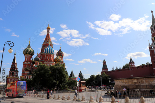 St Basils cathedral on the Red Square in Moscow