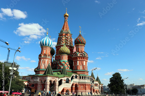 St Basils cathedral on the Red Square in Moscow