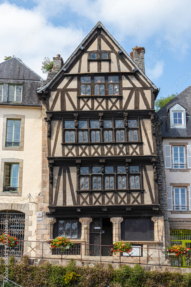 Fototapeta premium the historic town of Morlaix, in Brittany