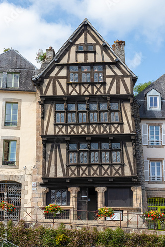 the historic town of Morlaix, in Brittany